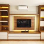 Home Interior Furniture Backdrop TV Minimalis Modern PF-HIF 001