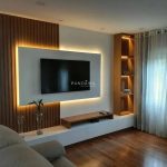 Home Interior Furniture Backdrop TV Minimalis Modern PF-HIF 002