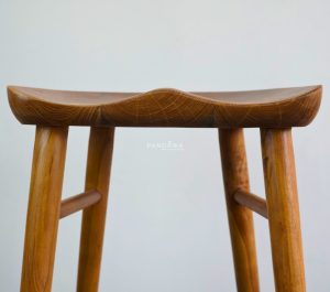 Kursi Bar, Kursi Cafe, Bar stool Kayu Jati PF-KRS 011 - Image 5