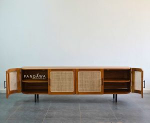 Buffet Rotan Kayu Jati PF-BUF 002 - Image 2