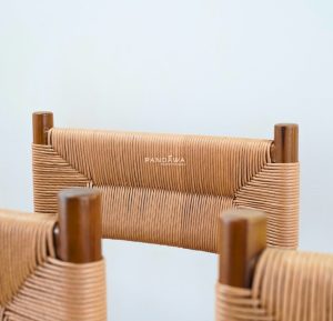 Woven Rush Counter Stool PF-KRS 024 - Image 4