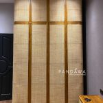 Lemari Baju Minimalis Rotan Empat Pintu PF-ALM 003