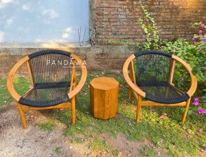 Set Kursi Santai dan Meja Oktagon PF - SET 013